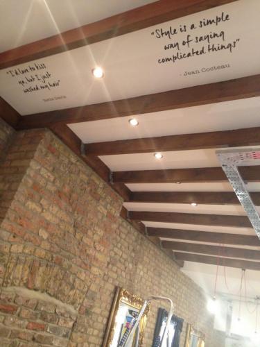 Messaging on the ceilings