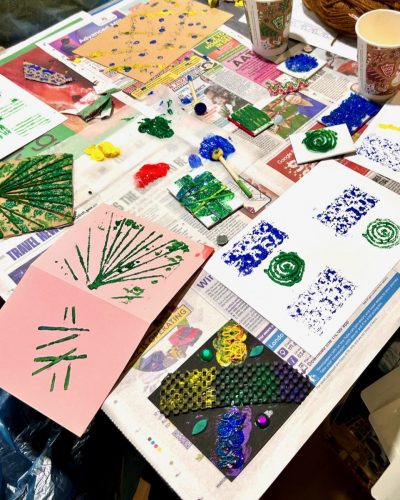 Roopa Basu Collagraphy Workshop