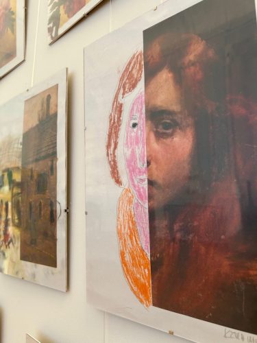 Roopa Design Emerge Half Paintings