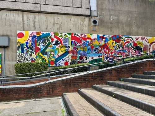 Roopa Design Splash of Colour Mural